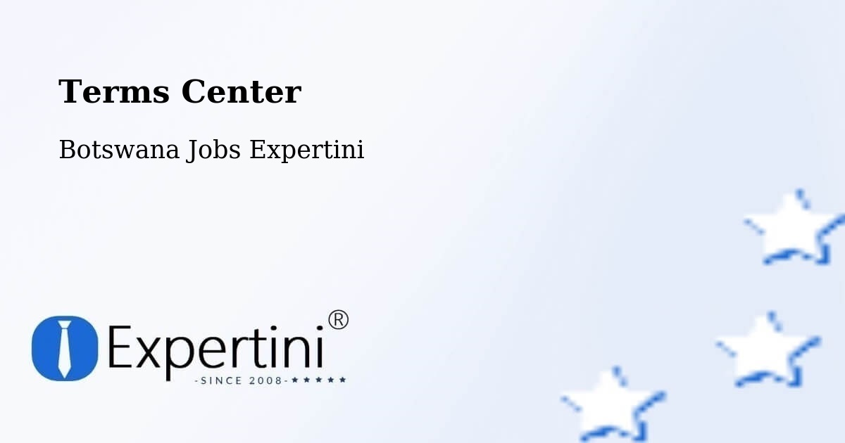 Terms of Service – Letsheng - Botswana Jobs Expertini